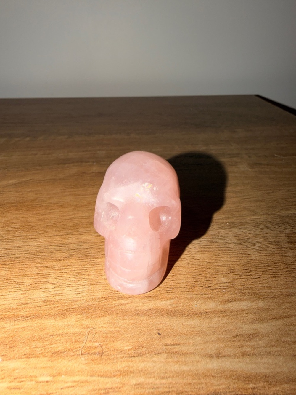 Polished Rose Quartz Skull